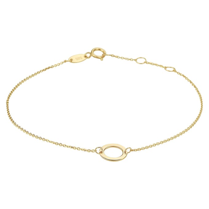 Marie Celeste armband rond 16,5 - 17,5 - 18,5 cm - 8 mm - Goud