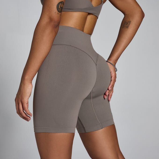 MP Women's Tempo Hybrid Seamless Shorts - Ash Grey - L