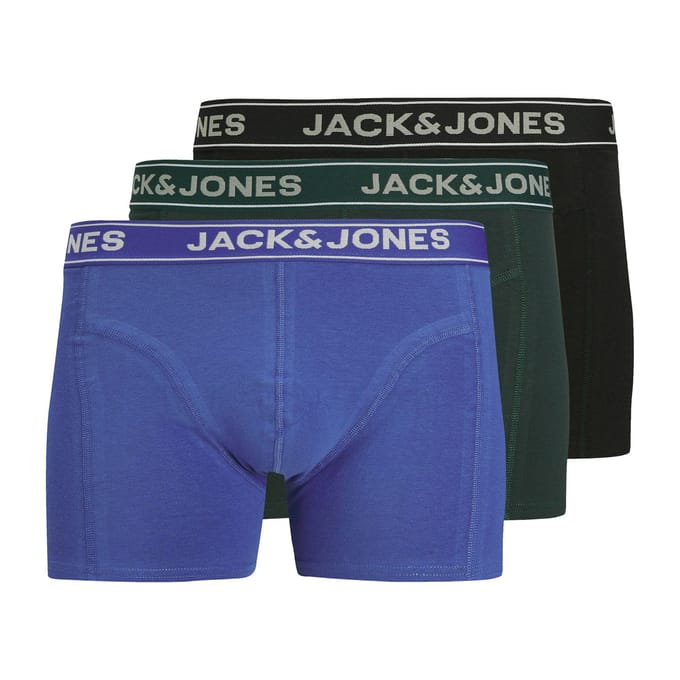 Jack & Jones Heren plus size boxershorts trunks jacblack friday 3-pack multicolor