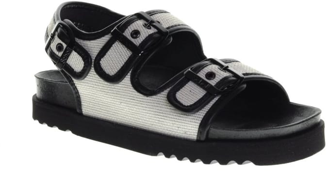 Scholl Juliette Sandaal Wit Zwart maat 40