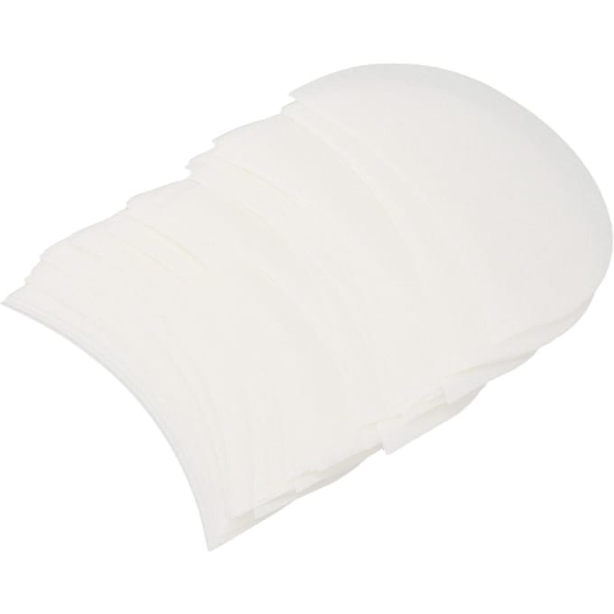 100 stuks Oogschaduw Schild Halve Maan Vorm Voorkomt Make-up Resten Cosmetisch Oogschaduw Pad white