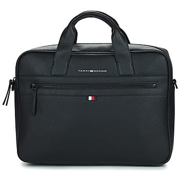 Tommy Hilfiger Essential PU laptoptas 15 inch black