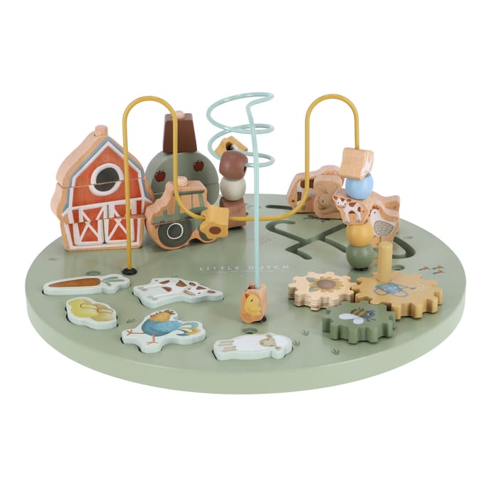 Little Dutch Farm Activiteitentafel Houten speelgoed