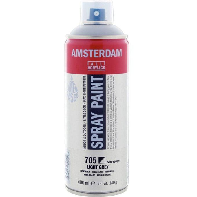 Bombe de peinture Amsterdam 400 ml gris clair grijs