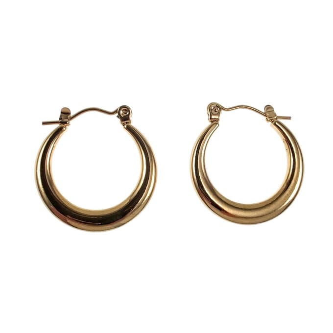 ∅22mm Oorringen Dames - Verguld RVS - Goudkleurige Oorbellen