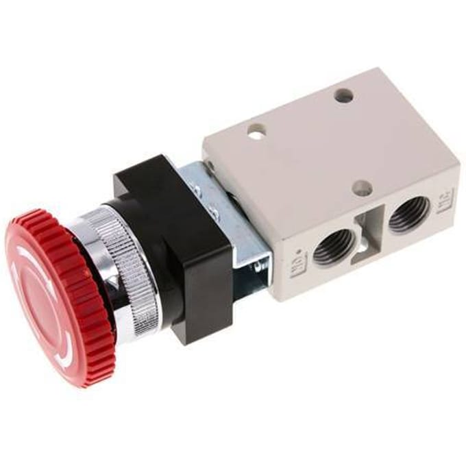 3/2 G1/4'' Noodstop Ventiel Rood 0-8bar/0-112psi YPC