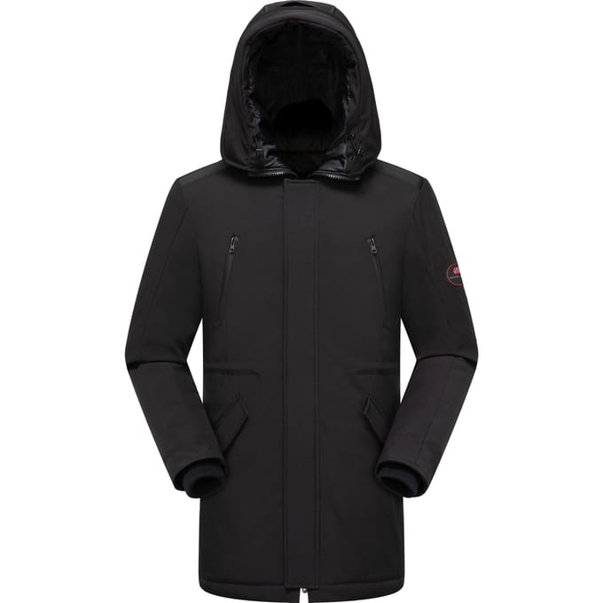 Norlund - Heren Jas winter Bismo Softshell Parka - Zwart - Maat L