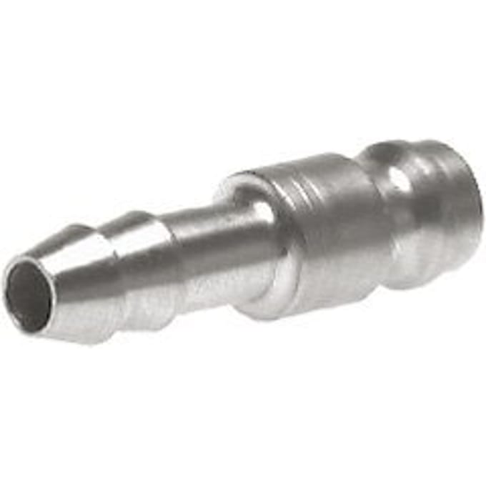 Vernikkeld Messing DN 5 Luchtkoppeling Insteeknippel 4 mm Slangpilaar [5 Stuks]