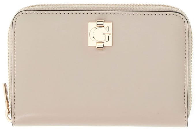 GUESS portemonnee Audrey SLG Zip Around Wallet Light Taupe beige