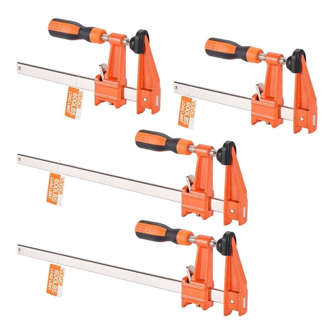 Klemmen voor Houtbewerking 2-Pack 15,24cm 2-Pack 30,48cm Vergrendelbare F-klem