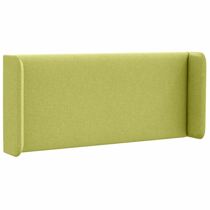 vidaXL - Hoofdbord - oor - Groen - Stof