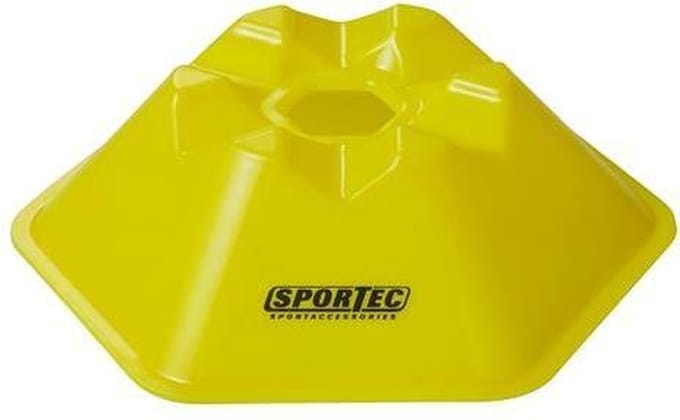 Sportec Afbakenbollen Hexagonaal 10 Stuks Geel