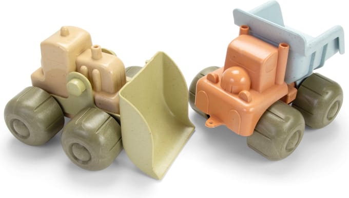Dantoy BIOplastic bouwvoertuigen, 2 stuks, vanaf 24 maanden