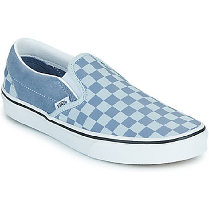 Vans  Instappers Classic Slip-On CHECKERBOARD LIGHT BLUE