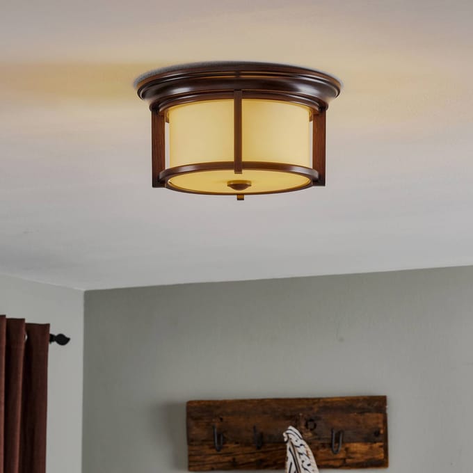 Feiss LED Buitenlamp Merrill | 2X E27 Max 60W | IP44 | Dimbaar | Heritage Bronze