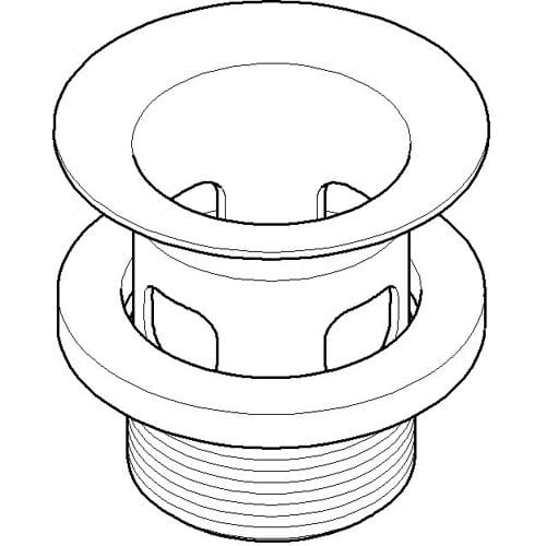 Dornbracht replacement goblet for washbasin drain set 90110102600-00