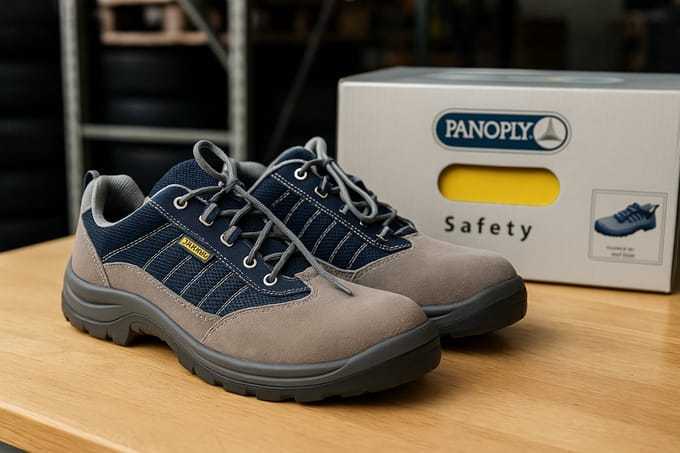Veiligheidsschoenen S1P SRC Panoply Rimini 2 - Grijs/Blauw - Maat 47 (Art. RIM2SPGB)