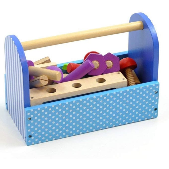 Jabadabado Houten Gereedschapskist Multicolor