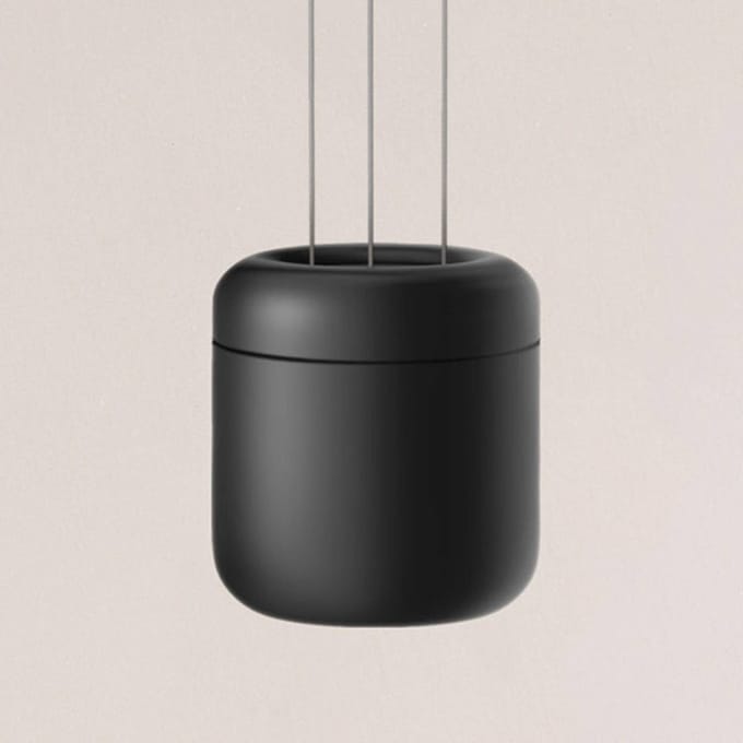 Serien Lighting series.lighting Cavity Suspension L, zwart