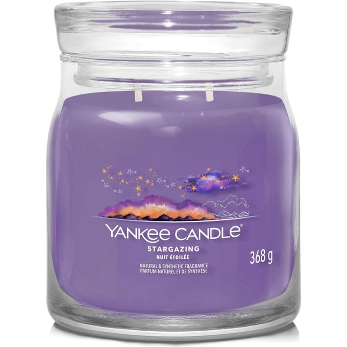 Yankee Candle - Stargazing Medium Geurkaars - 50 branduren - 2 lonten