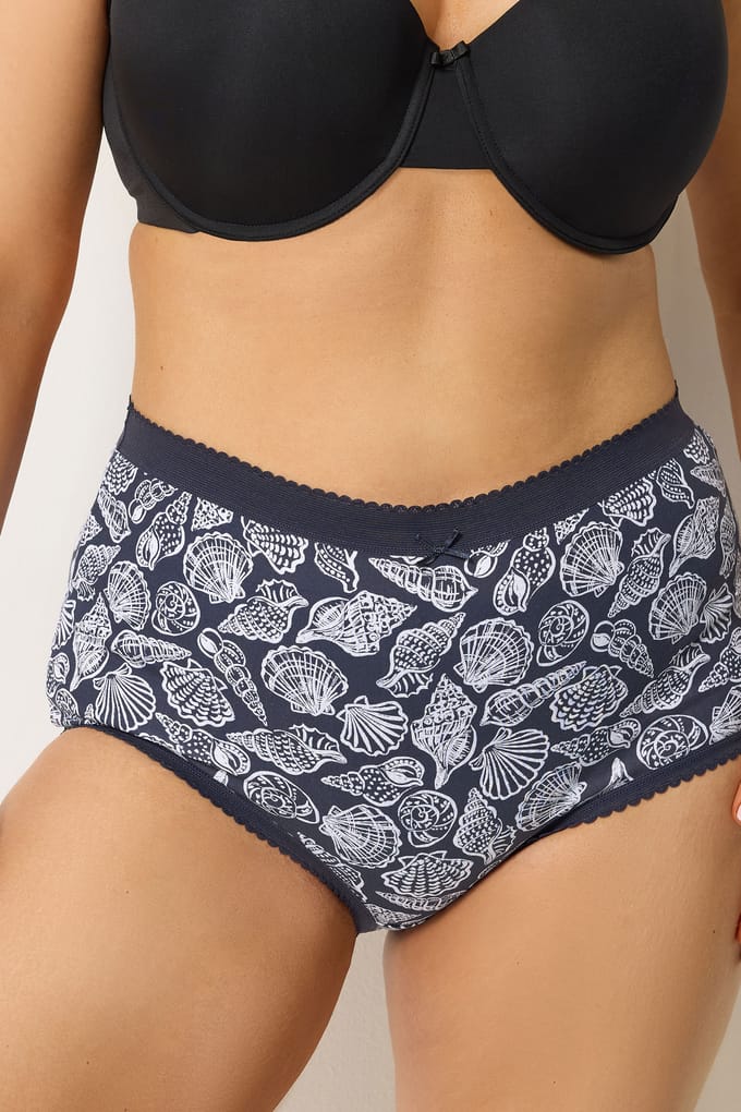 Yours Yourset 5Pack Blue Seaside Maxislipssize 50-52