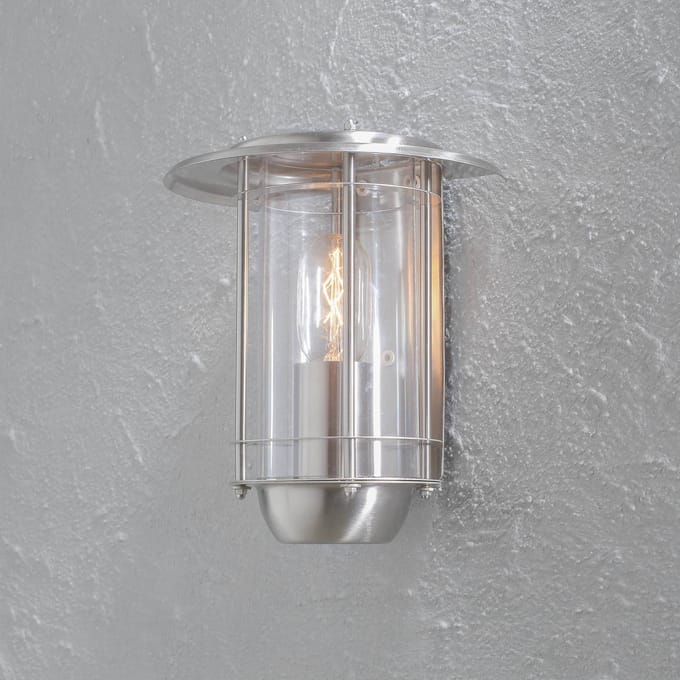 Konstsmide Trento 7565-000 Buitenlamp (wand) Spaarlamp, LED E27 60 W RVS