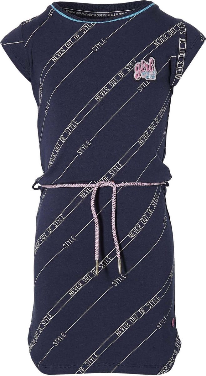 Quapi jurk FAB donker blauw - maat 92