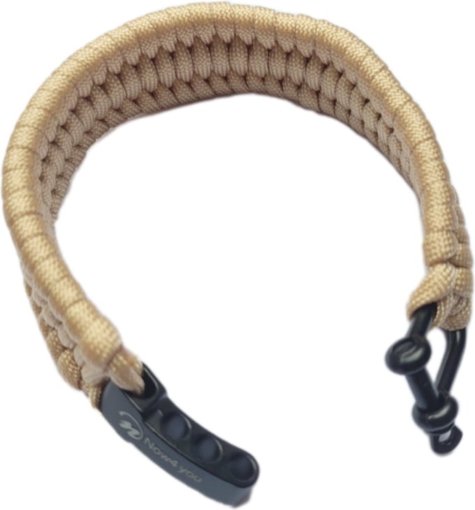 Now4you Paracord armband Crème verstelbaar