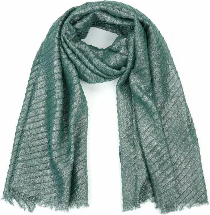 Bijoutheek Sjaal (Fashion) Glitters Green
