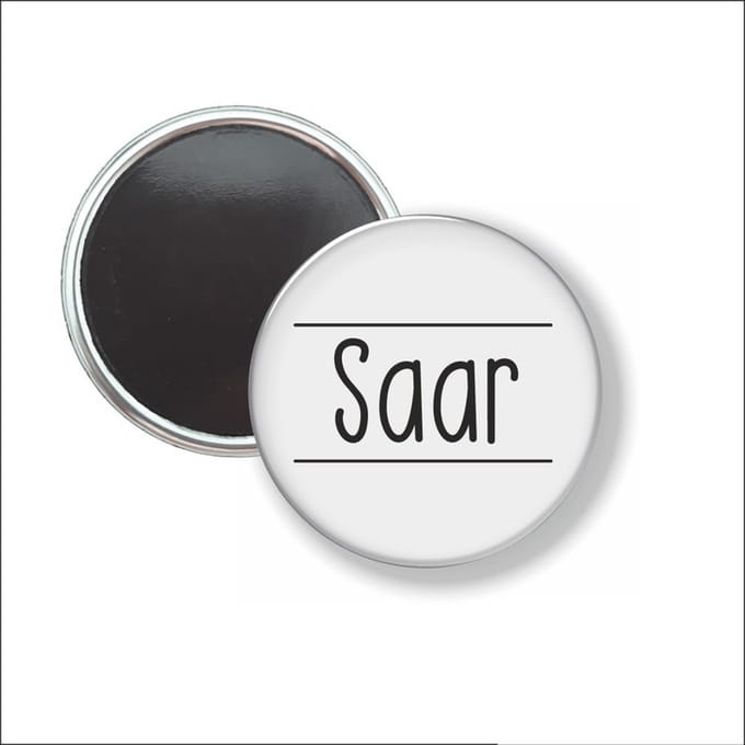 Button Met Magneet 58 MM - Saar - NIET VOOR KLEDING