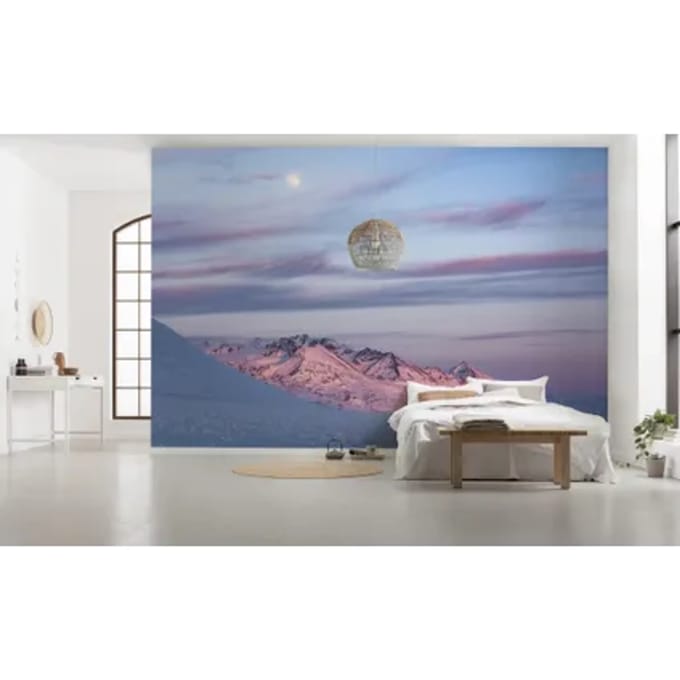 Fotobehang - Purple Dinner 450x280cm - Vliesbehang