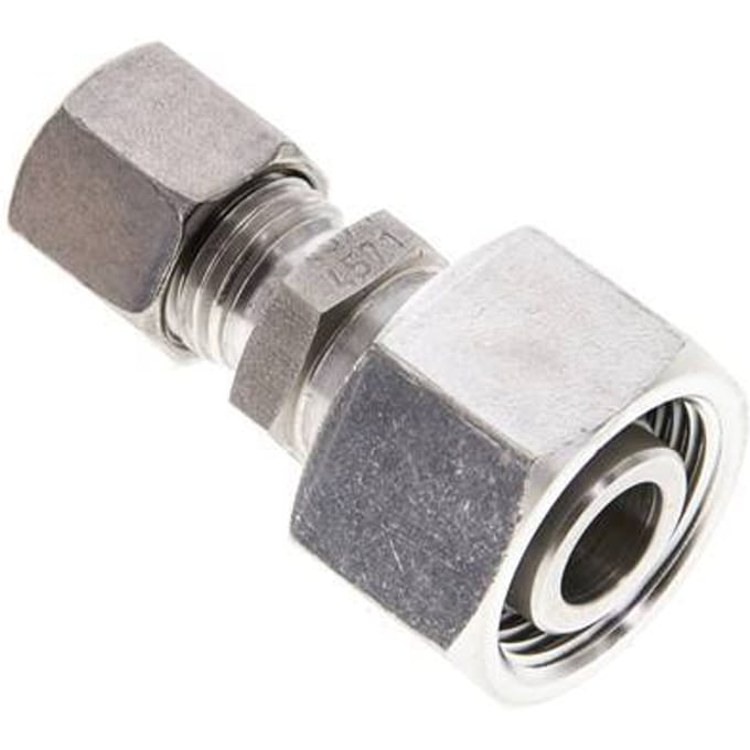 8L & 15L RVS Rechte Snijringkoppeling Draaidoorvoer 315bar ISO 8434-1