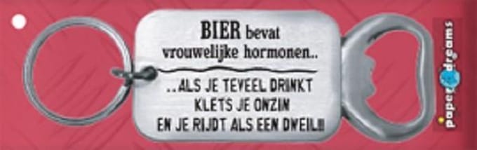 Paperdreams Sleutelhanger/opener hormonen