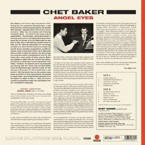 Chet Baker - Angel Eyes (Red LP)