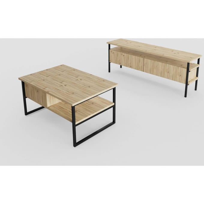 Set van TV-meubel en salontafel Mara | Kalune Design