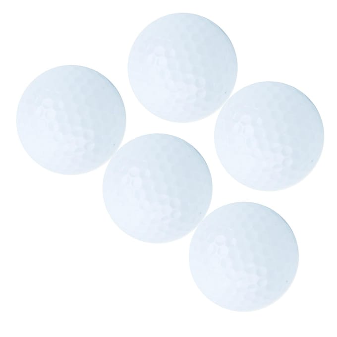 5 Stuks Set Drijvende Oefen Golfballen Water Golf Sport Training Accessoire Binnen Buiten white