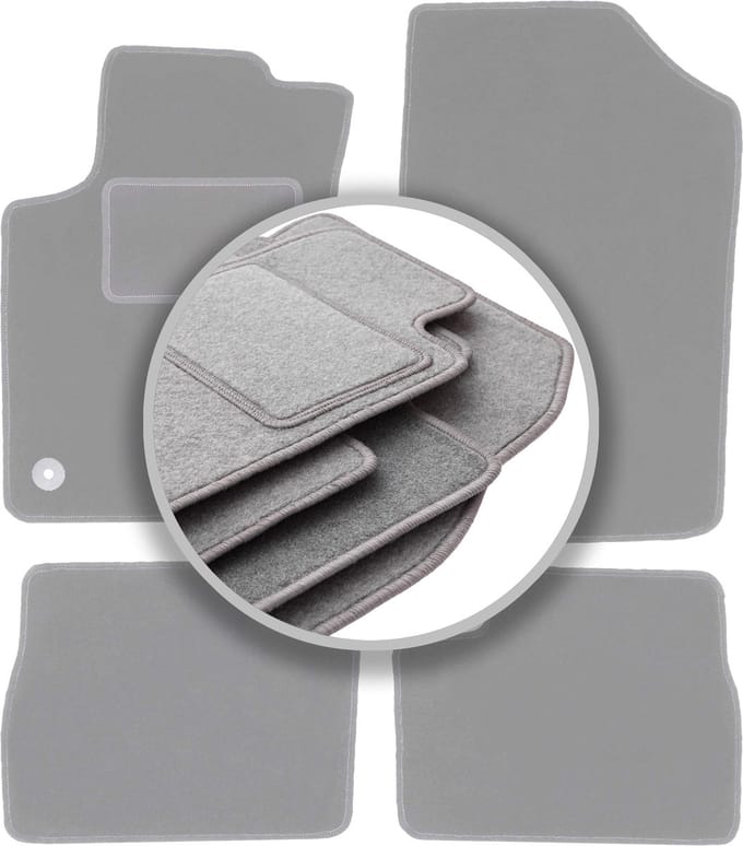 Grijze automatten voor: Peugeot 207 SW, stationwagen, hatchback (2006-2012)