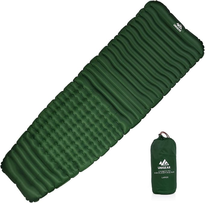 Opblaasbare Campingmatras met R-waarde 2 - Waterdicht en Comfortabel