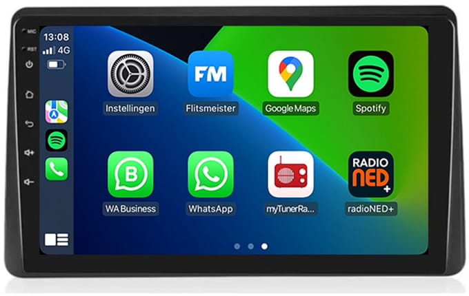 CarPlay autoradio geschikt voor Dacia Duster | 2021 t/m 2024 | Android 13 | Draadloos Apple CarPlay & Android Auto | 2GB + 32GB | 8-Core processor | Davilon | 2025 model | 2021 2022 2023 2024 | Bluetooth & Wifi