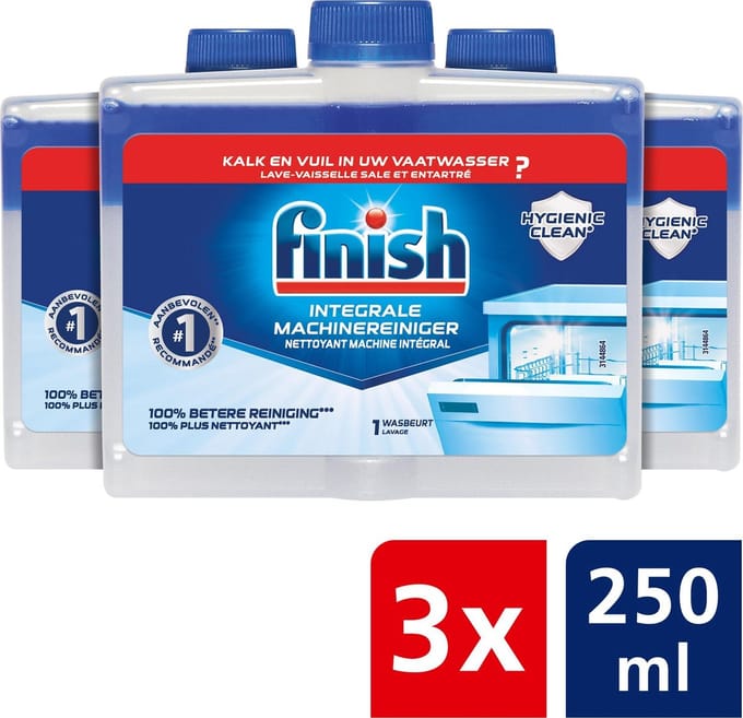 Finish Integrale Machinereiniger Regular Vaatwasser - 3x 250 ml