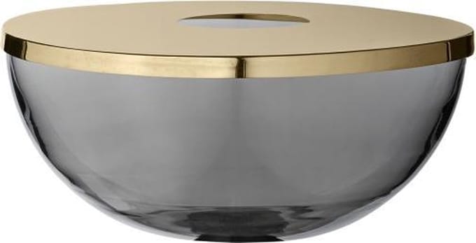 AYTM Tota Vase & Bowl - Zwart Goud