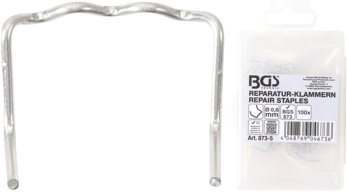 BGS Reparatieklemmen L-vorm Ø 0,8 mm 100st. - 873-5