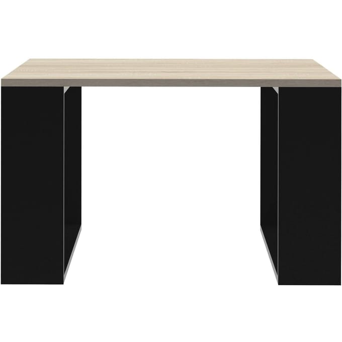 Salontafel 65x65x40 cm eiken look/zwart ML-Design