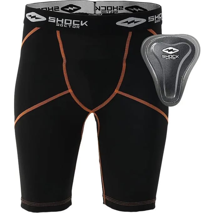 Compressieshort met bekkenbescherming voor vrouwen Shock Doctor