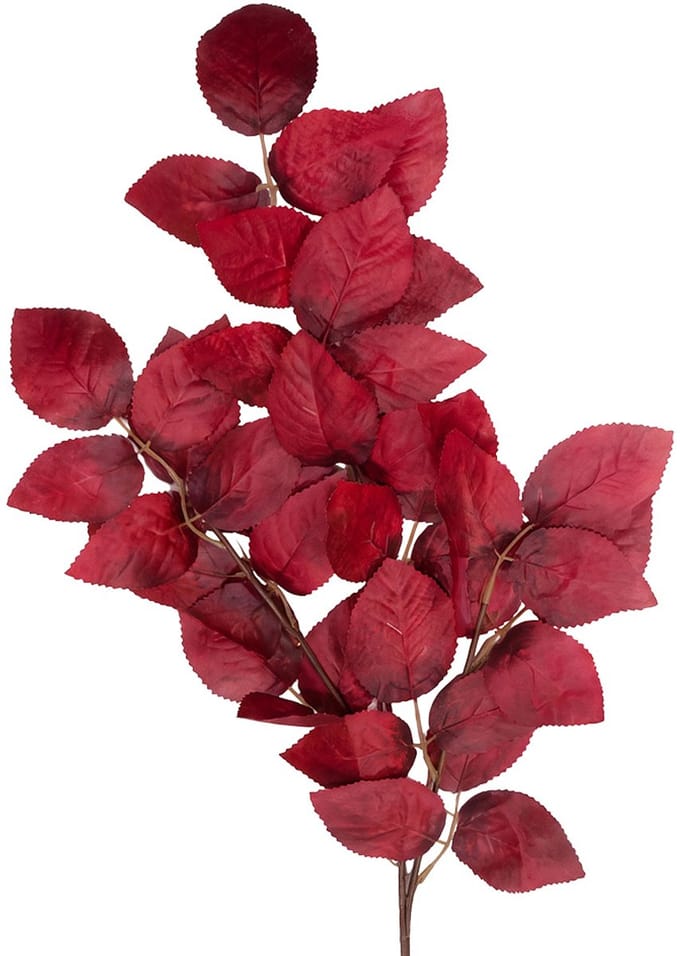 Clayre & Eef Kunstbloem Rood Kunststof