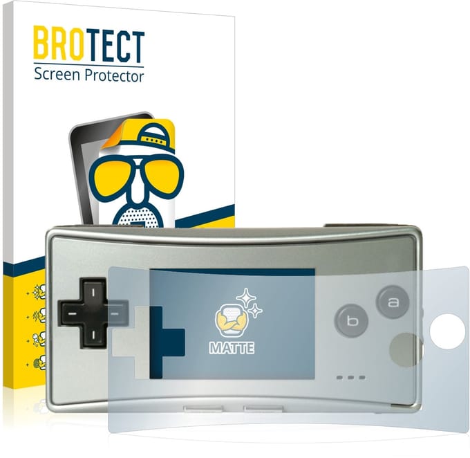 BROTECT - Screenprotector voor Nintendo Gameboy Micro - Folie Beschermfolie matte 2 Stuks