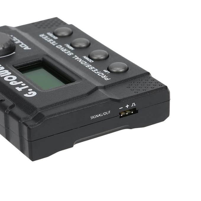 GTPOWER Professionele Servo Tester voor RC Vliegtuigen Helikopters Auto Servo zwart