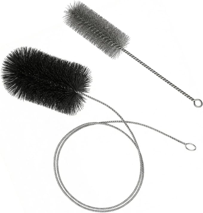 CLVP® Schoorsteenveegset - Schoorsteenveger - Schoorsteenborstel 150mm