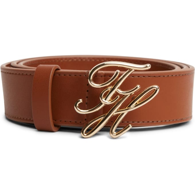 Tommy Hilfiger Script 3.0 Belt Cognac Größe: 75 | Gürtel Outlet | Damen
