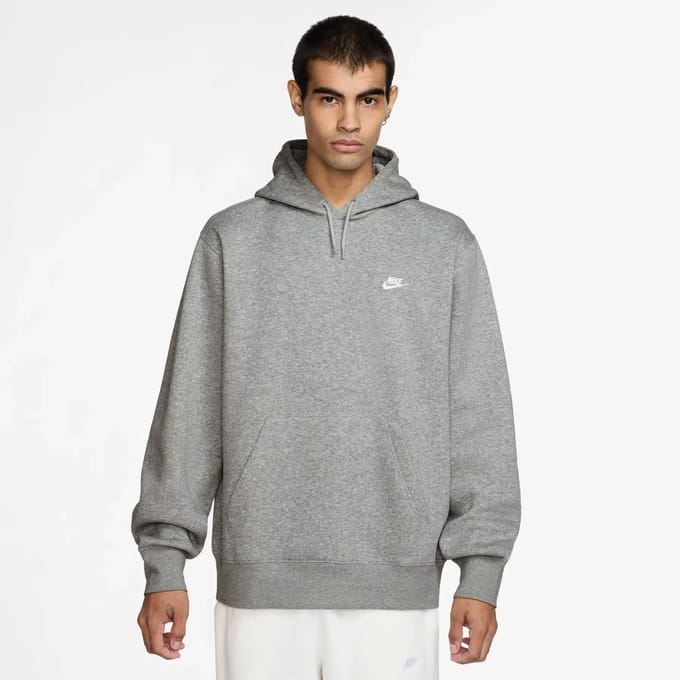 Nike Club Sweater Met Capuchon Heren-Grijs